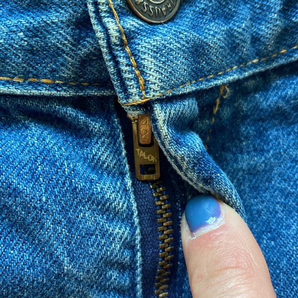 Leviโs late 1960โs Talon 42 high rise bellbottom wide leg jean size 26 - Picture 12 of 13